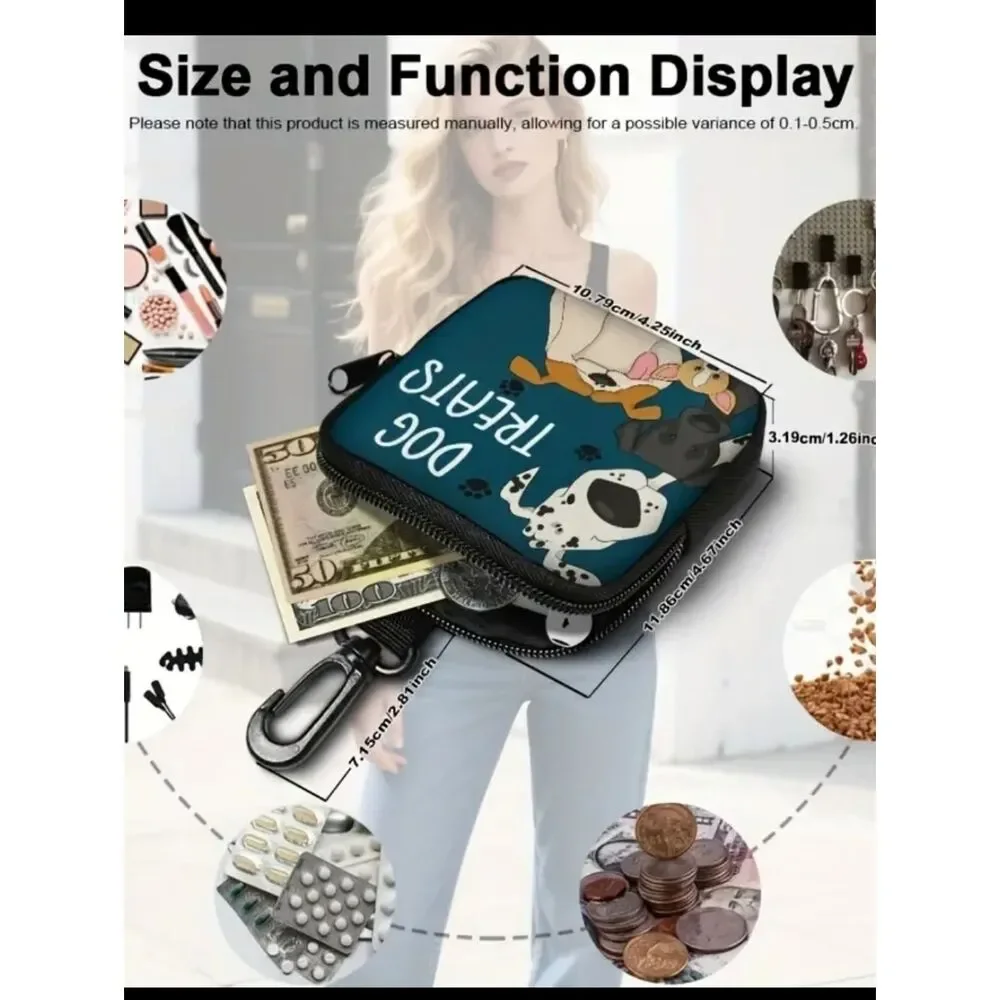 Dog Treat Pouch with Clip - New